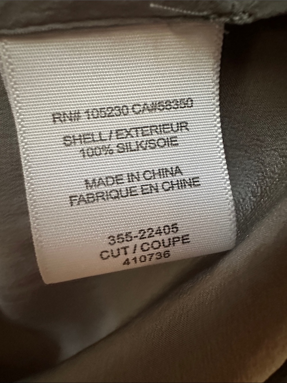 Joie Dusty Lavender V-Neck Long Sleeve Silk Blouse - Picture 4 of 8